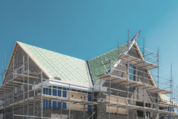 Neubau Dach Dachstuhl Aufsparrendämmung 