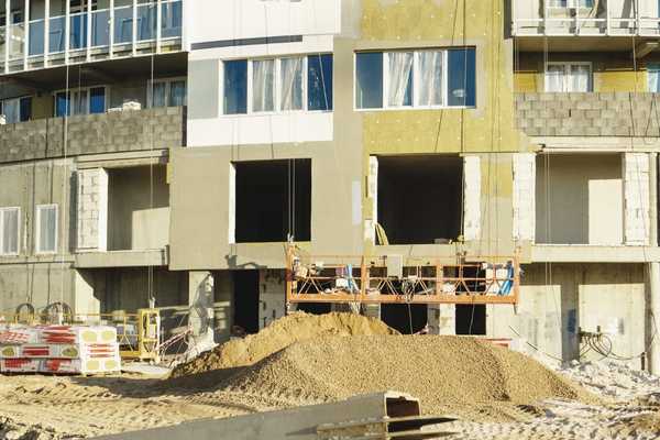 Dämmung WDVS Baustelle Neubau