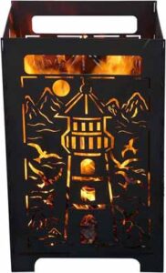 Shacamo Feuertonne mit Motiv 30 cm Leuchtturm