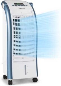 Klarstein mobile Klimaanlage Schlafzimmer 80 Watt Luftkühler Luftbefeuchter Ventilator