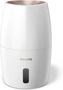Philips HU2716/10 Series 2000 Luftbefeuchter zum Schlafen leise 17 Watt Nano Nachtmodus Timer